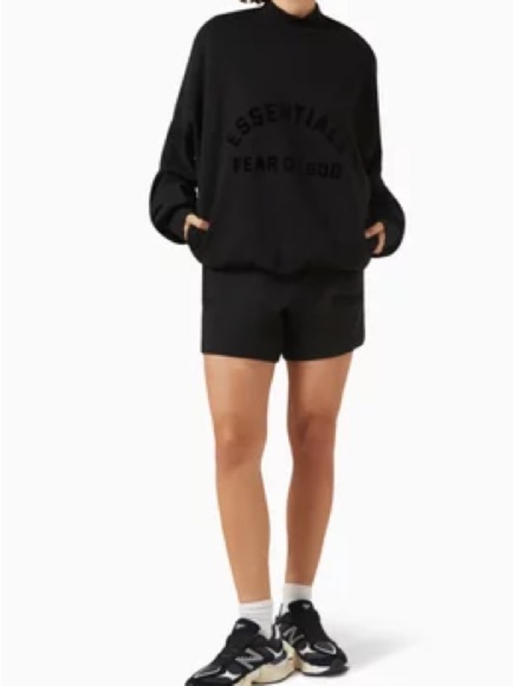 Essentials Fear of God Mock Neck Long Sleeve Sweatshirt
